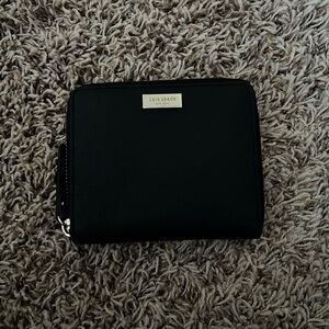 Kate Spade Black Zip-Around Wallet